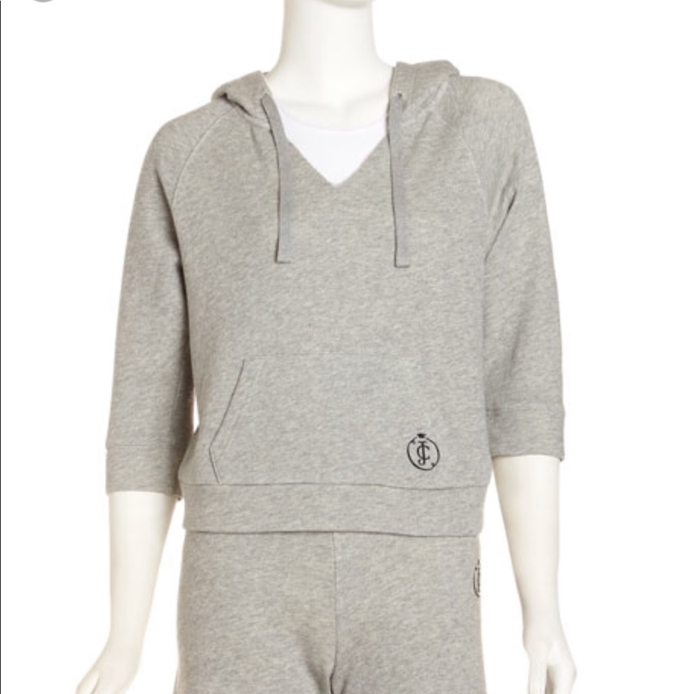 Juicy Couture cropped hoodie